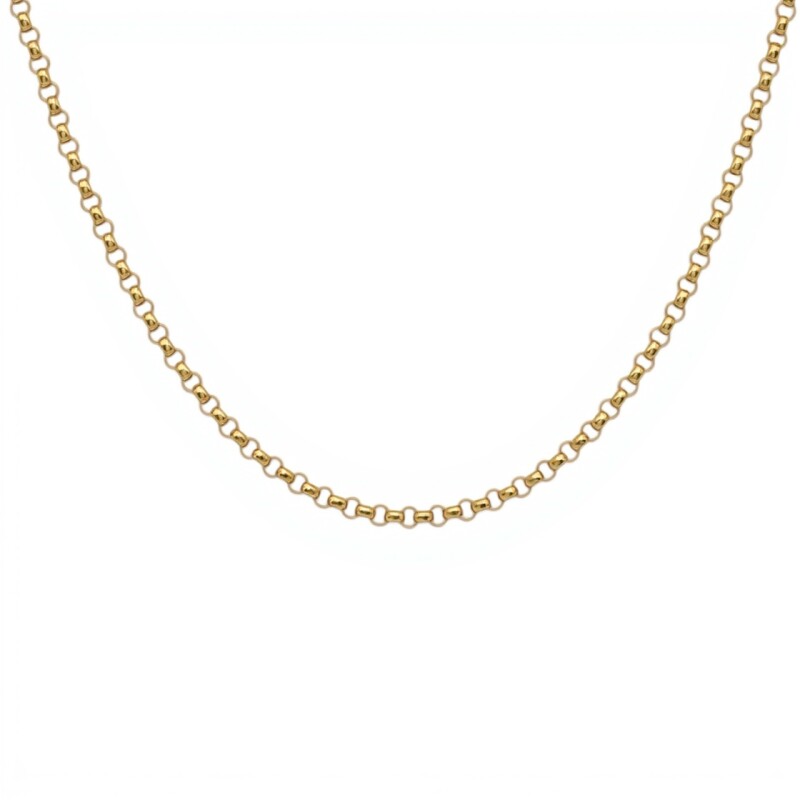 Cadena oro Rolo - Oro bajo - Sin Piedra - CD8064 sinpiedra