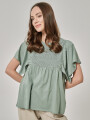 Blusa Dertner Verde Grisaceo