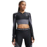 UA HG Rib Legging-PNK BLK-004