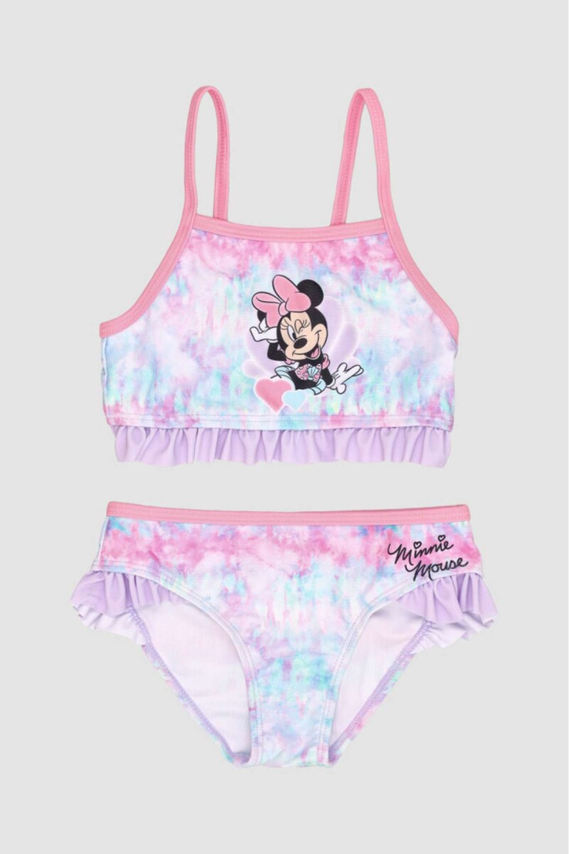 Bikini minnie ruffle - Lila 