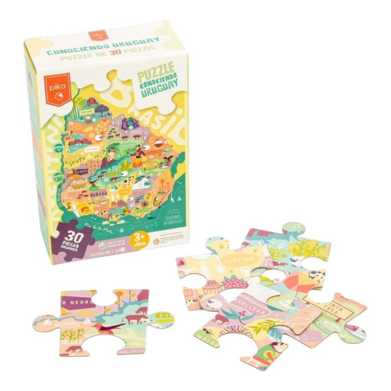 Puzzle Conociendo Uruguay 30 Piezas Pika Puzzle Conociendo Uruguay 30 Piezas Pika