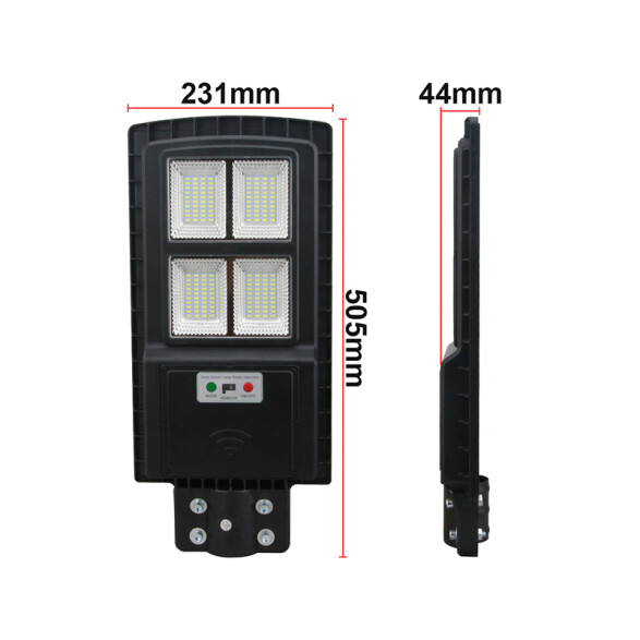 Luminaria Vial LED solar con sensor 60W frío IX4992