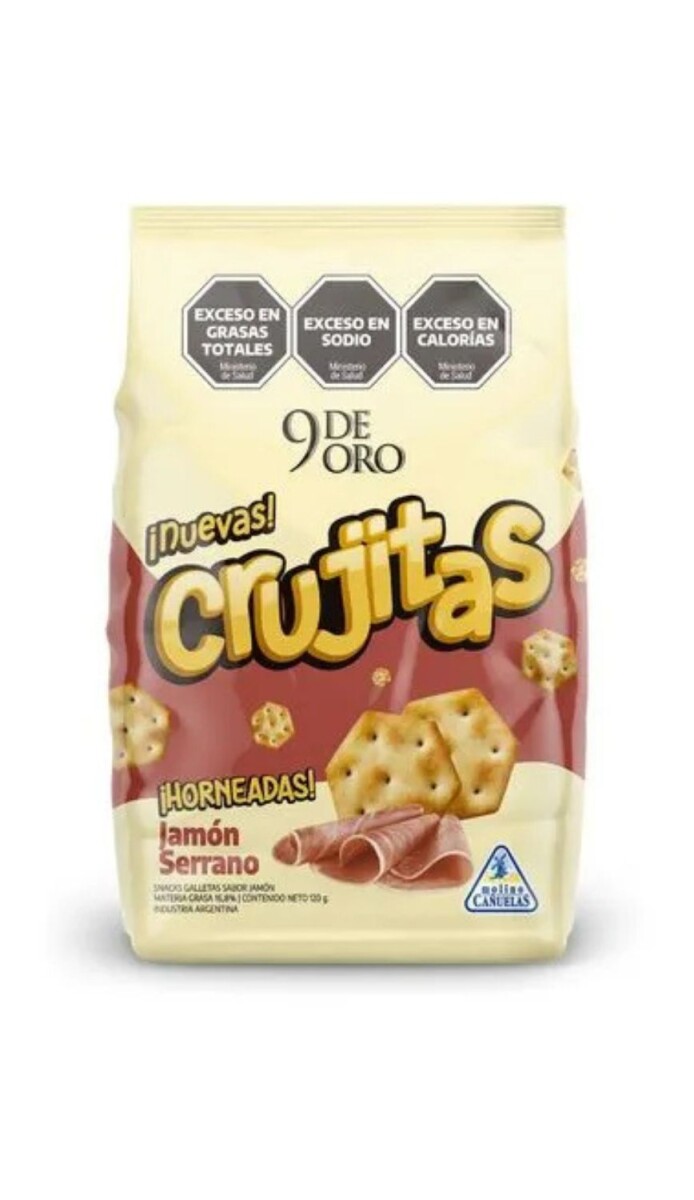 GALLETITA 9 ORO CRUJITAS JAMON SERRANO 120g 