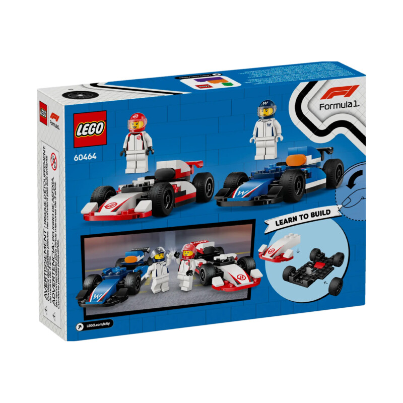 Formula 1 Lego Coches Williams Racing y Haas Formula 1 Lego Coches Williams Racing y Haas