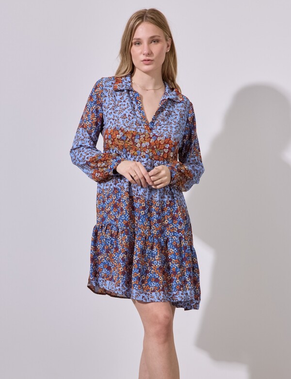 Vestido Flowers CELESTE/MULTI