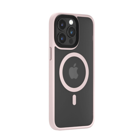 Protector Case Transparente con MagSafe Pino Series Devia para iPhone 15 Pink sand