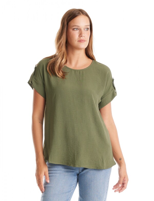 Blusa Crepe VERDE
