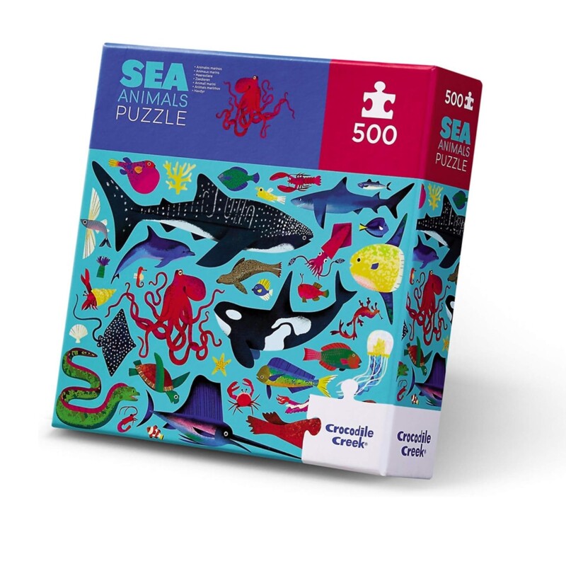 Puzzle 500 Piezas Animales Marinos Crocodile Creek JUGUETE PUZZLE 500 PZAS ANIMALES MARINOS