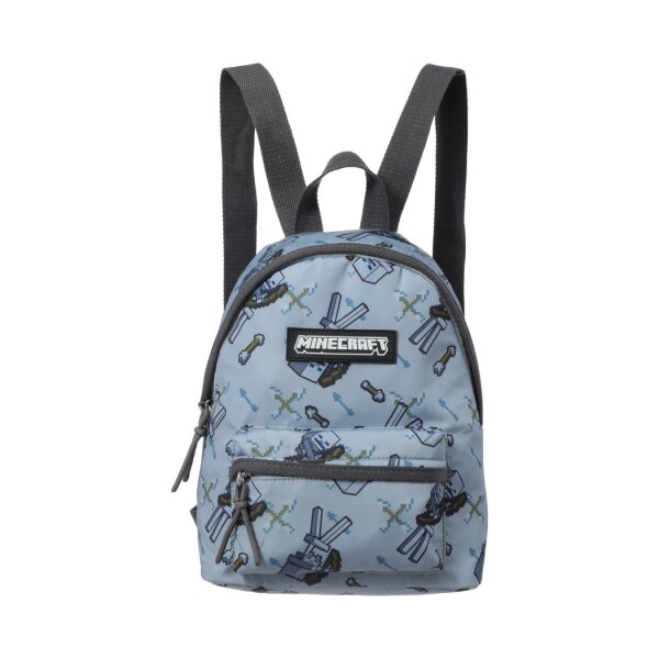 Mochila Minecraft gris