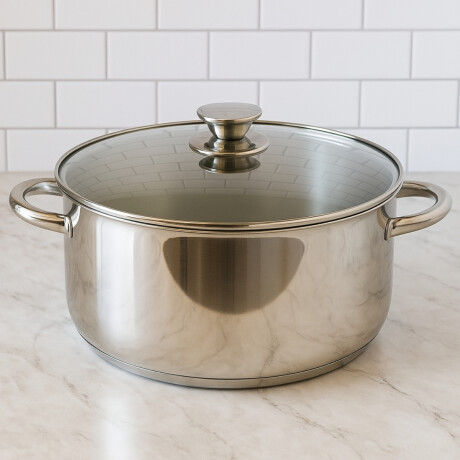 Cacerola inox con tapa Vitrocor 28cm 6.5 lts Cacerola inox con tapa Vitrocor 28cm 6.5 lts