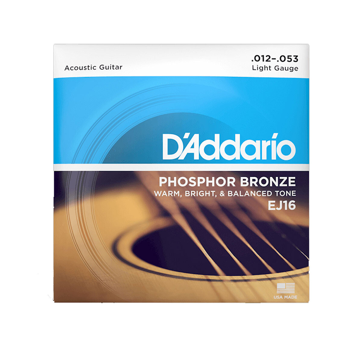 Encordado Folk Daddario Ej16 Phosphor Bronze 012 