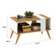 Mesa Ratona Living Centro Nogal Combinado Moderna Nórdico Mesa Ratona Living Centro Nogal Combinado Moderna Nórdico