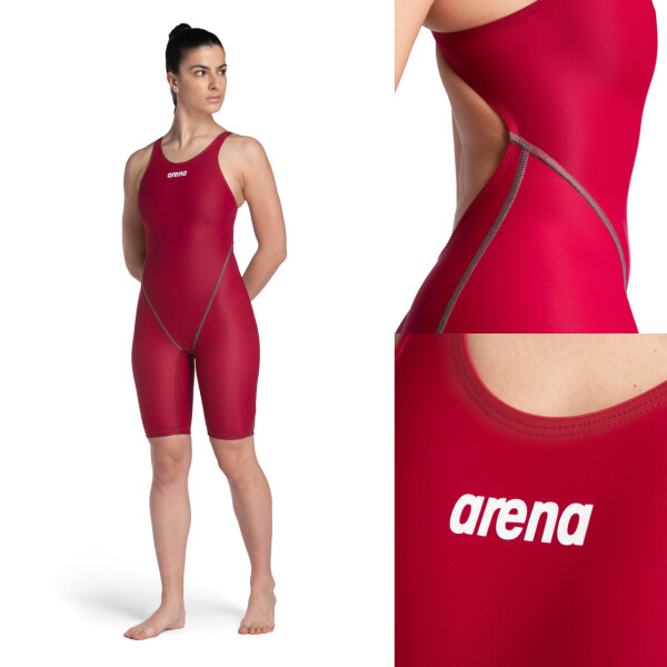 Malla De Competicion Para Mujer Arena Women's Powerskin ST Next Open Back Rojo