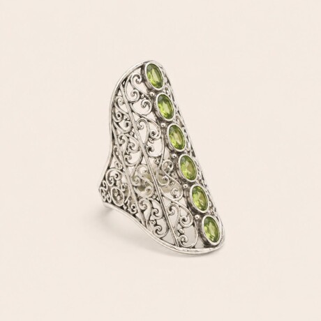 Anillo Peridoto XL - Plata 925 Anillo Peridoto XL - Plata 925