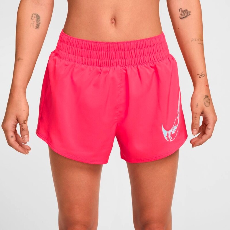 Pantalón Corto Nike One Swoosh Dri-Fit de Mujer Rosado