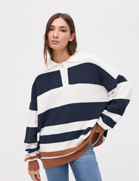 Buzo punto Pemma Off white