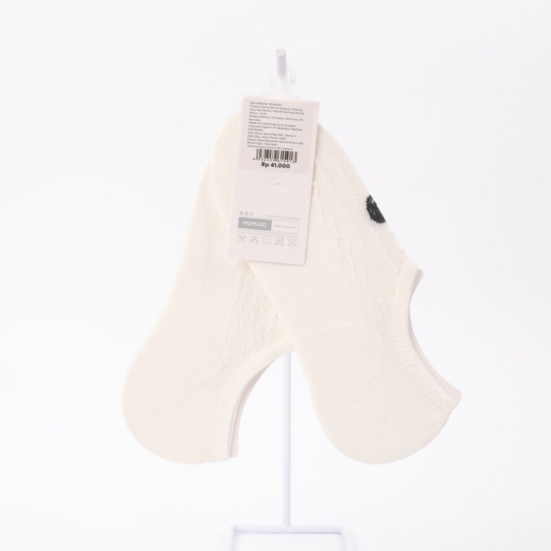 CALCETINES BAJOS DE MUJER CON GATO Y PERRO CARICATURA (2 PARES/BLANCO) CALCETINES BAJOS DE MUJER CON GATO Y PERRO CARICATURA (2 PARES/BLANCO)