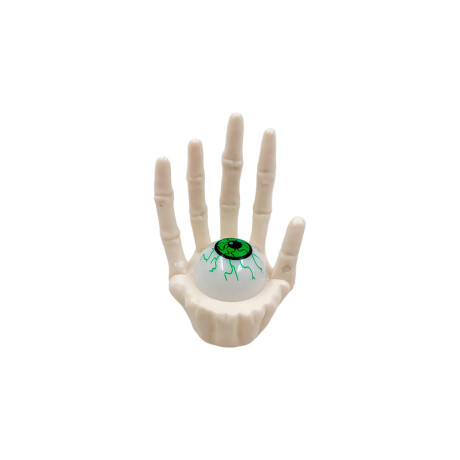 Manos esqueléticas decorativas Halloween con luz LED Blanco