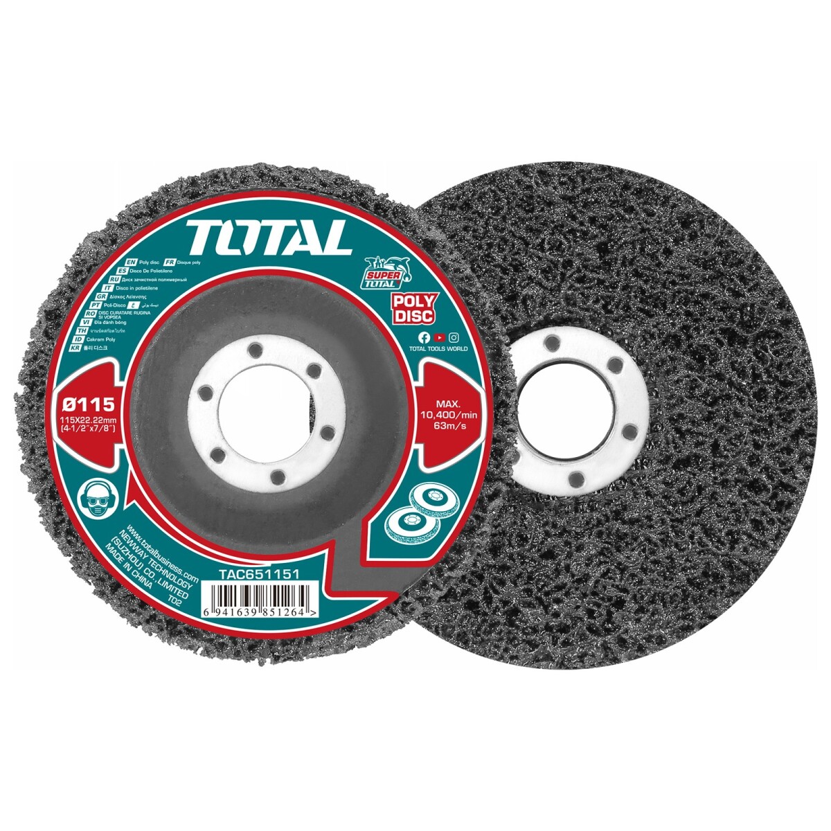 Disco de polietileno 4 1/2" total TAC651151 