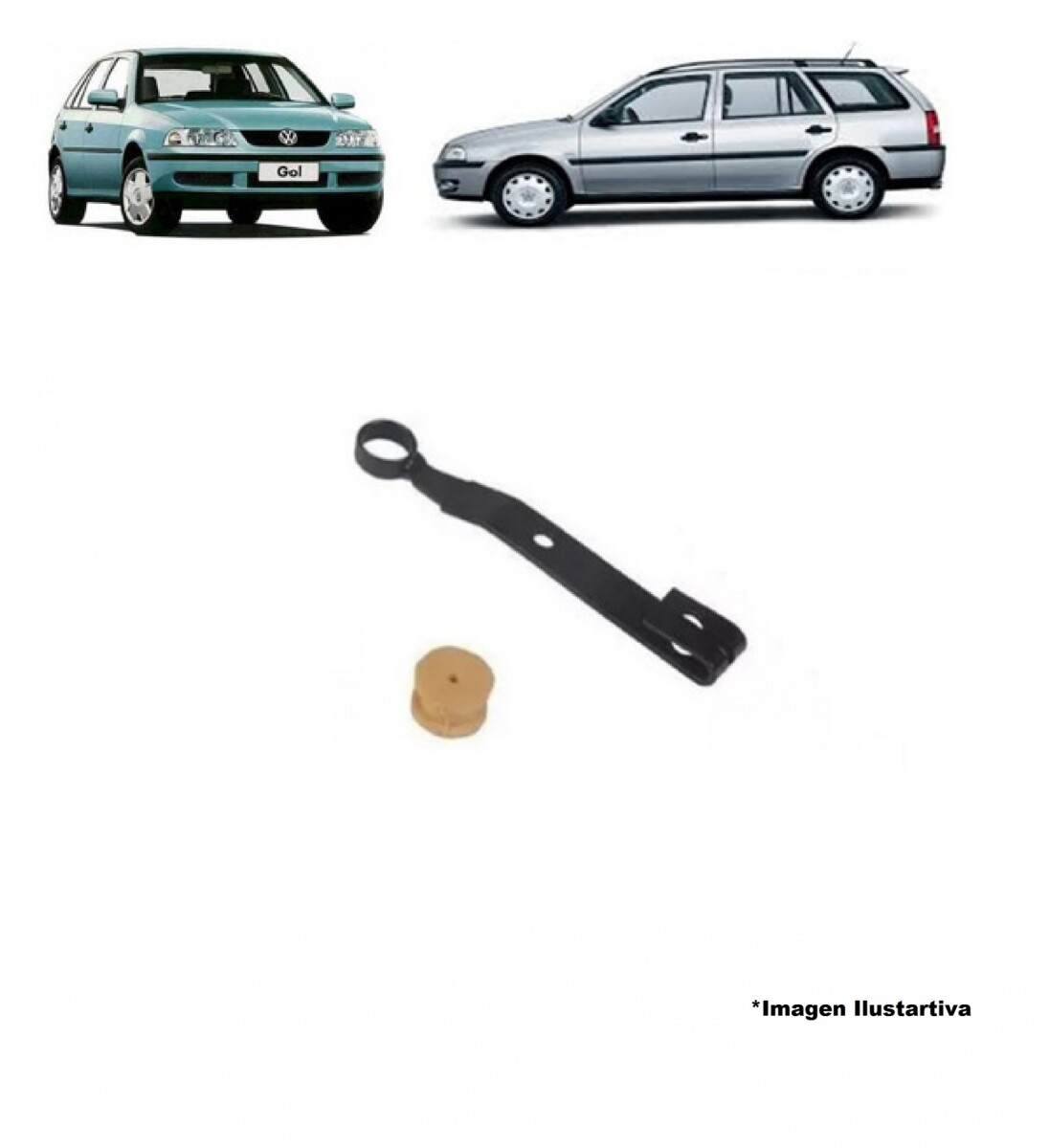 PALANCA DE CABLE ACELERADOR GOL G1 / G2 / G3 / G4 88/09 