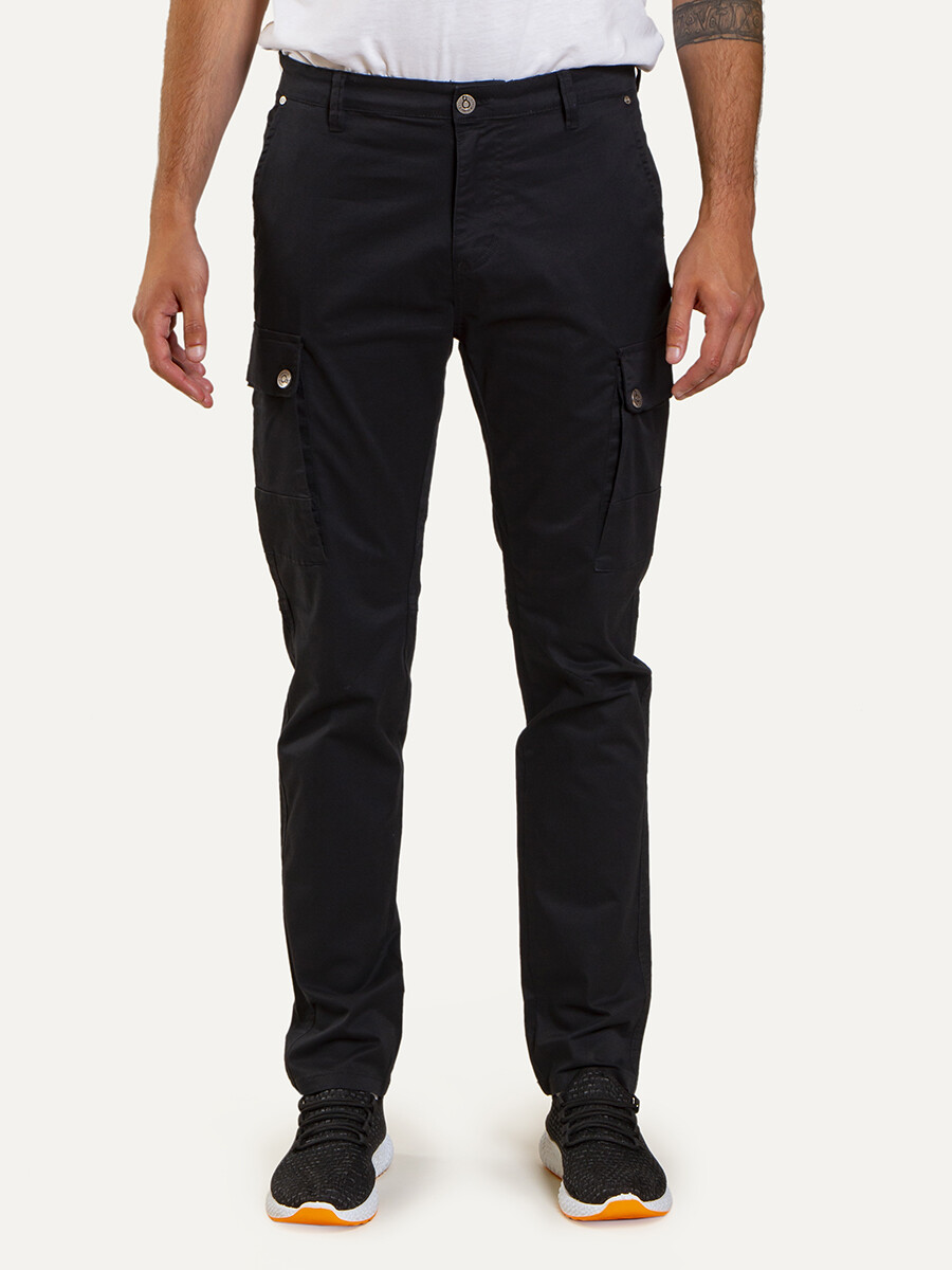 Pantalon Cargo 020 - Negro 