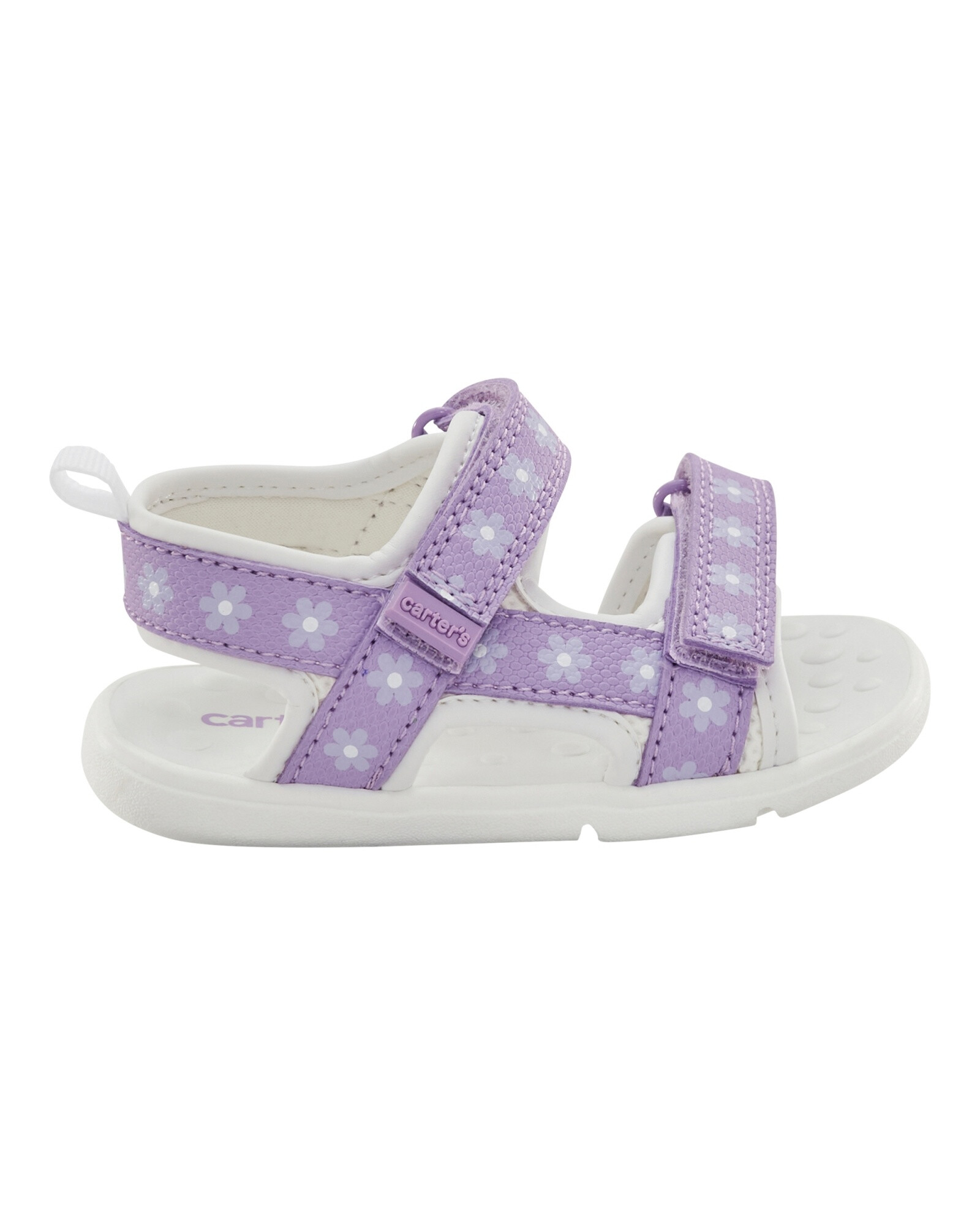 Sandalias con velcro, diseño floral Sandalias con velcro, diseño floral