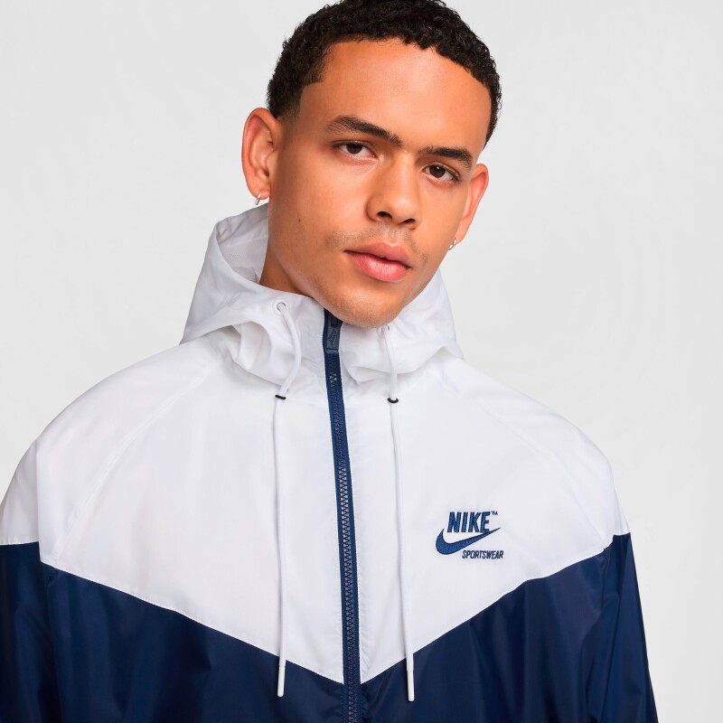 Abrigo Nike Windrunner de Hombre Blanco