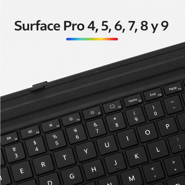 Teclado Original Microsoft Surface Pro Magnético TECLADO NEGRO SURFACE PRO 3/4/5/6/7/8/9