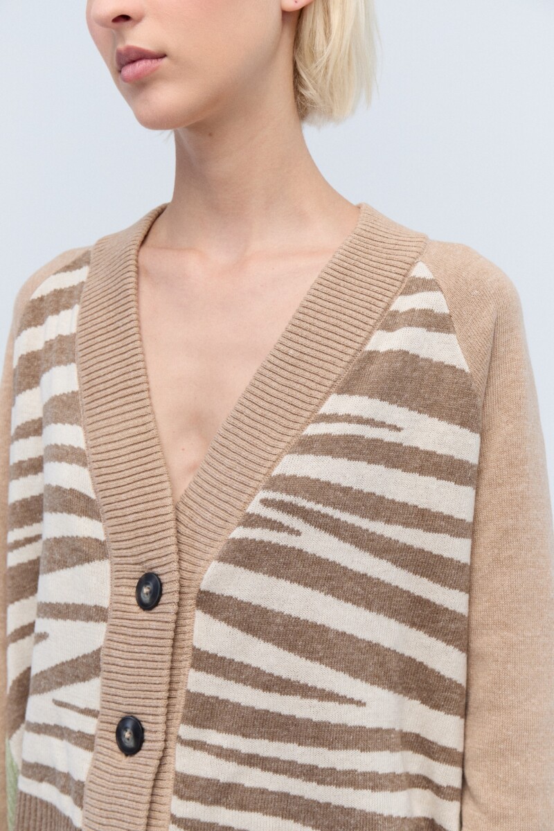 Cardigan Cebra Vison