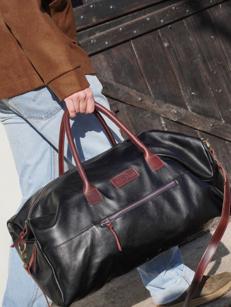 Weekender Bag - Negro Blue Zip 