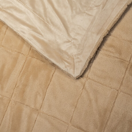 MANTA 2 PLAZAS POLIESTER NATURAL-BEIGE TOPAZ BEIGE