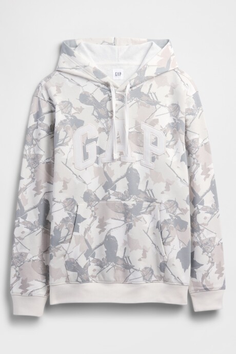 Canguro Logo Gap Hombre Grey Camo