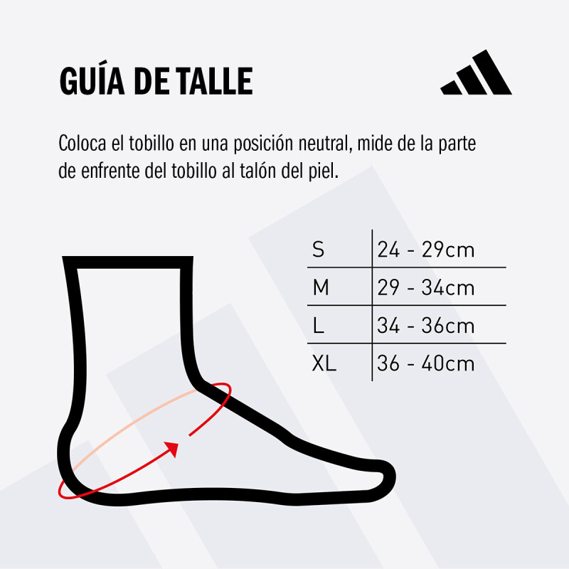 Tobillera Deportiva Adidas Blanco