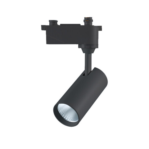 Spot LED integrado p/riel 20W luz neutra 36° negro NV0504X