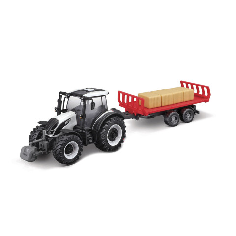 Bburago Tractor con Remolque de Juguete Fendt FarmLand Diseños Surtidos U