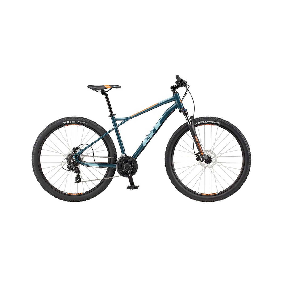 Bicicleta montaña GT Aggressor Expert 29 Talle L 24 Cambios Frenos hidráulicos - Azul 