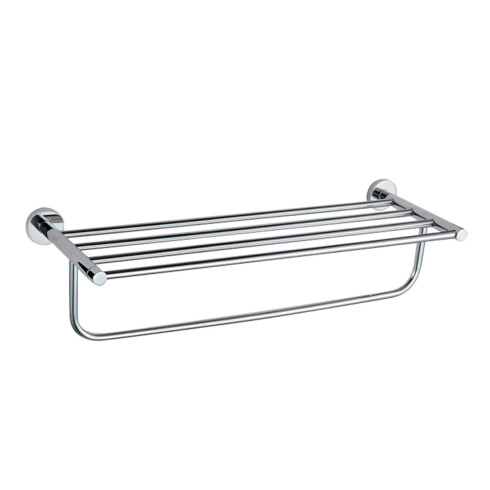 REPISA TOALLERO METAL ROMA CROMO BRILLANTE DE BAÑO CROMO