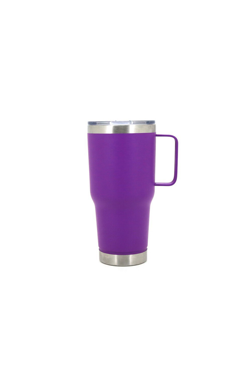 Vaso térmico doble capa de acero 900ML Violeta