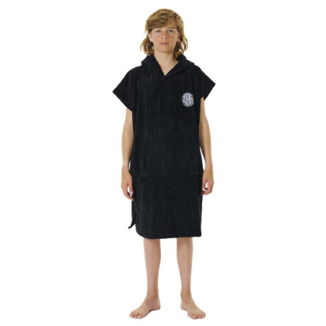 Poncho Rip Curl Niño Logo Negro