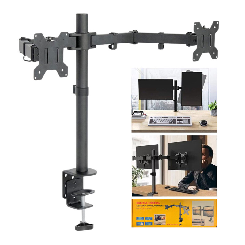 Soporte doble z022 para monitor ajustable de escritorio Soporte doble z022 para monitor ajustable de escritorio