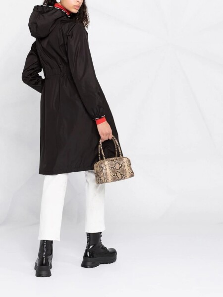 Campera liviana impermeable con capucha, Rasaben Negro
