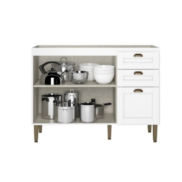 COCINA MODULADA 3.50 MT BLANCA - CLASSY COCINA MODULADA 3.50 MT BLANCA - CLASSY