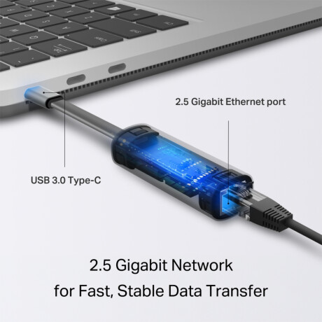 Adaptador de Red TP-Link UE302C USB-C a Ethernet Gigabit Adaptador de Red TP-Link UE302C USB-C a Ethernet Gigabit