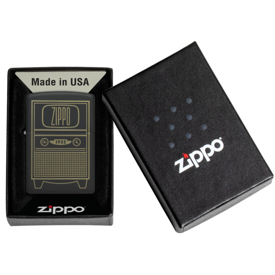 Encendedor ZIPPO 48619 C/Diseño Negro 0