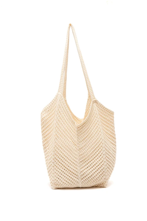 Bolso Crochet Crudo