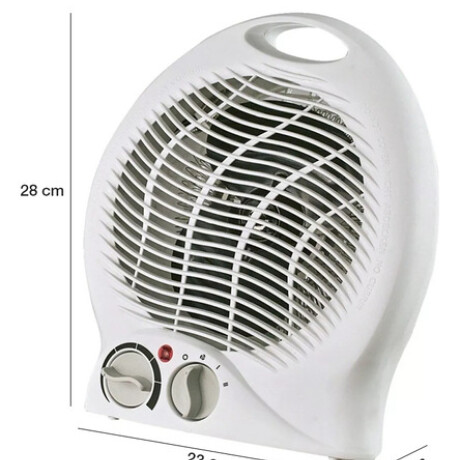 Caloventilador 2000w 1 Año De Garantia 2 Niveles Potencia Blanco