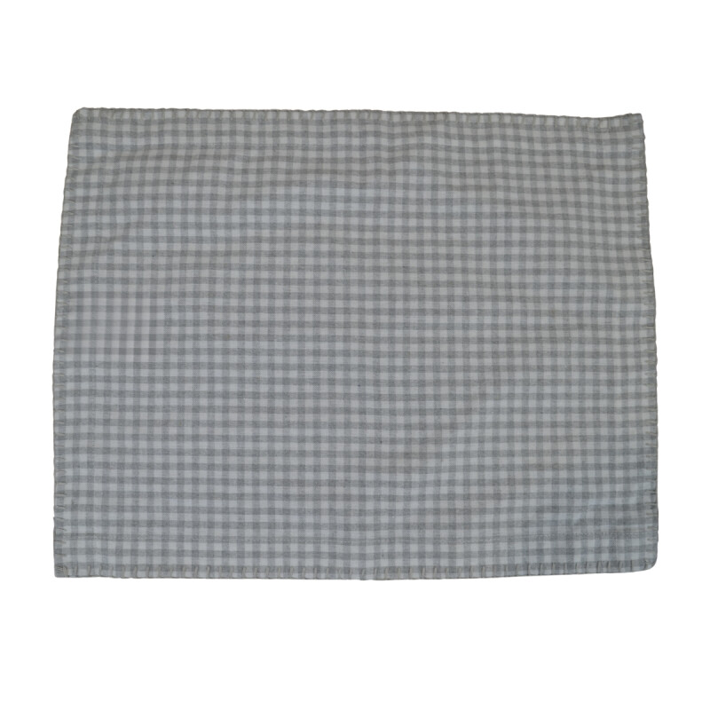 Individual algodón 35cm x45cm CUADRADO GRIS