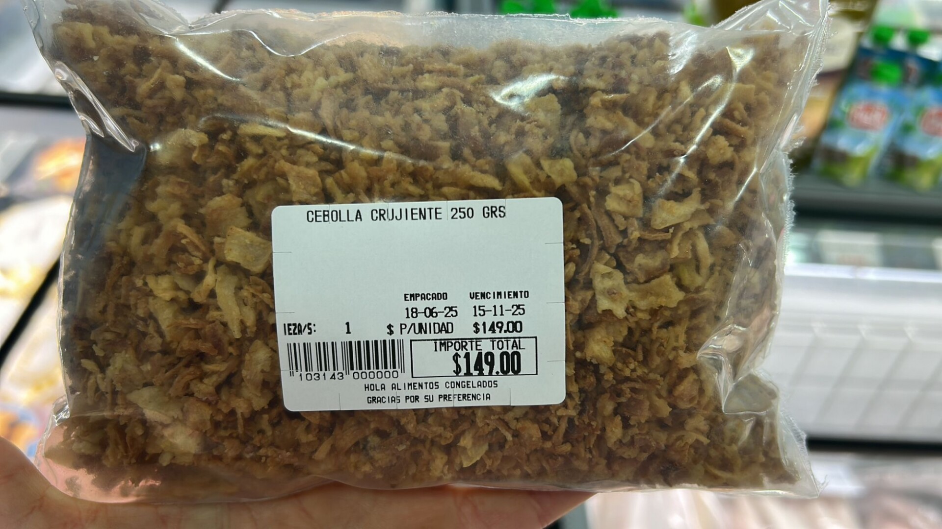 CEBOLLA CRIPSY ALEMANA 250 GRS 