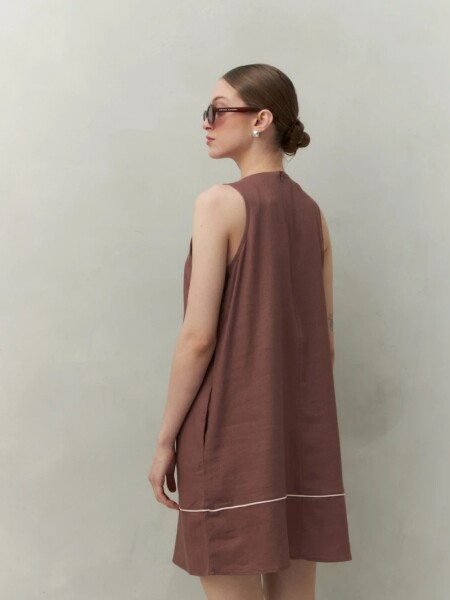 VESTIDO D.CASSIN MARLON MARR ROSA