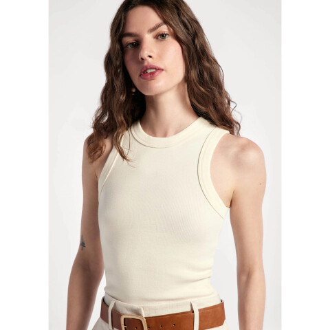 BLUSA SM FEM BEGE MESCLA